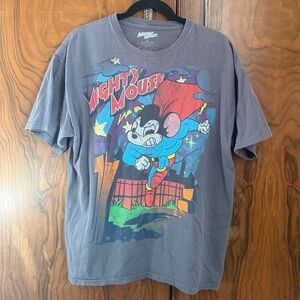 Mighty Mouse Graphic T-Shirt - Gray